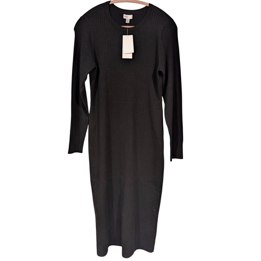 Aritzia Black Long Sleeve Mini Dress - Picture 2 of 2